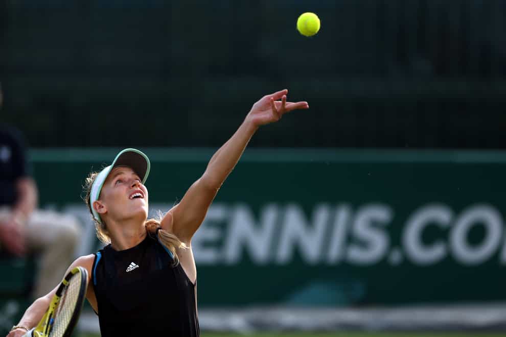 Caroline Wozniacki won on her return to tennis (Steven Paston/PA)