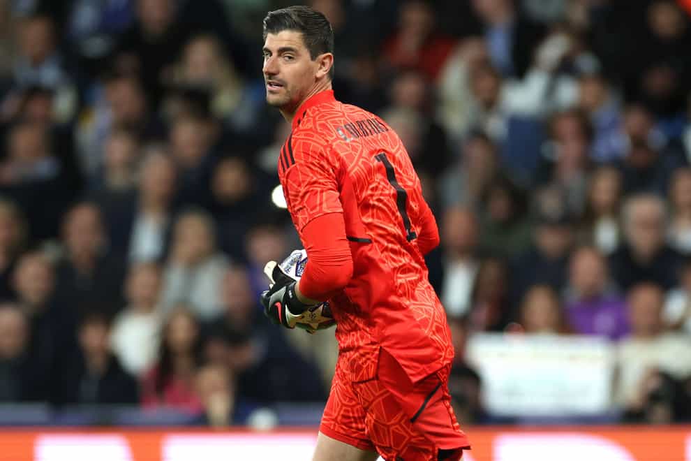 Real Madrid goalkeeper Thibaut Courtois is set for a lengthy spell on the sidelines (Isabel Infantes/PA)