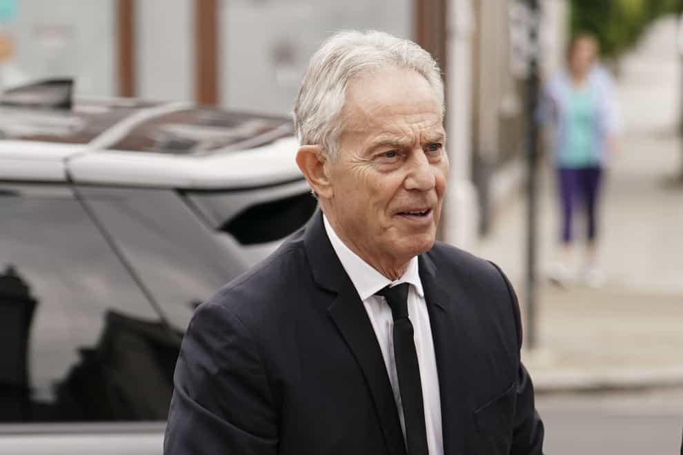 Former prime minister Sir Tony Blair (PA)