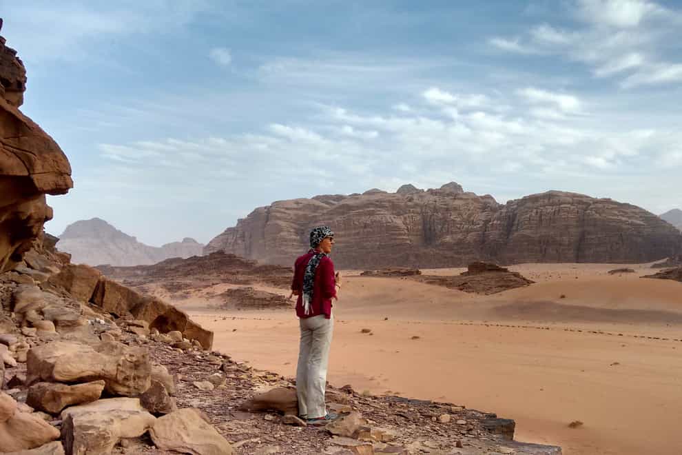 Looking out over Wadi Rum desert (Exodus/PA)