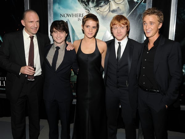 <p>Actors Ralph Fiennes, Daniel Radcliffe, Emma Watson, Rupert Grint and Tom Felton attend the premiere of “Harry Potter and the Deathly Hallows - Part 1” at Alice Tully Hall on November 15, 2010 in New York City. Photo by Stephen Lovekin/Getty Images</p>