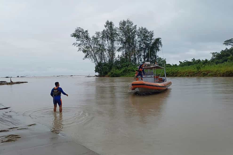 Rescuers had been searching for a speedboat carrying Indonesians and Australian tourists (BASARNAS via AP)