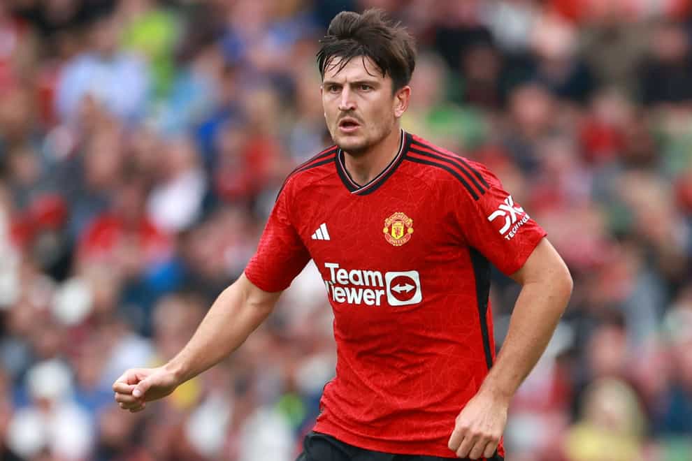 Harry Maguire has been heavily linked with an Old Trafford exit this summer (Liam McBurney/PA)