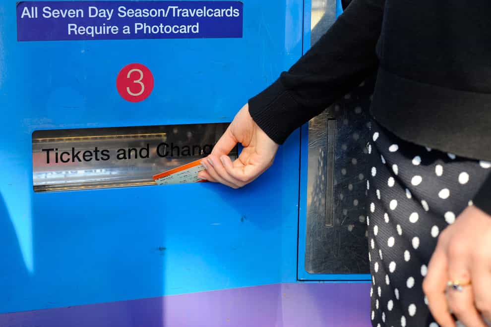 Pressure group Campaign for Better Transport has called for fares to be unchanged (Lauren Hurley/PA)