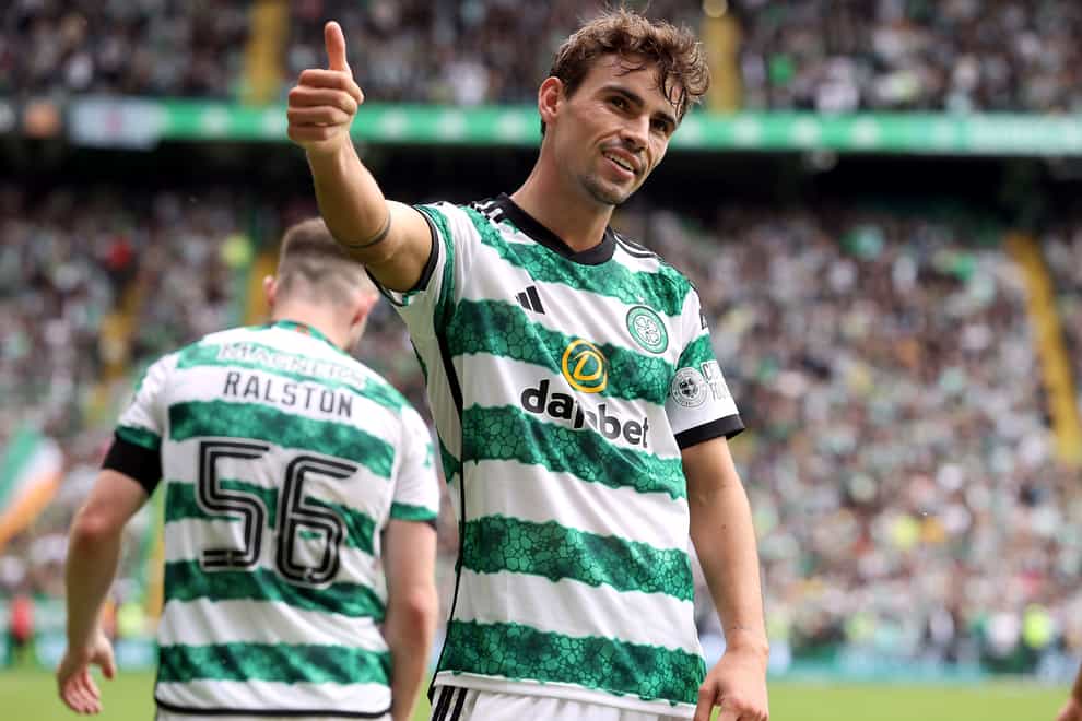 Matt O’Riley has scored in both Celtic’s games so far (Steve Welsh/PA)
