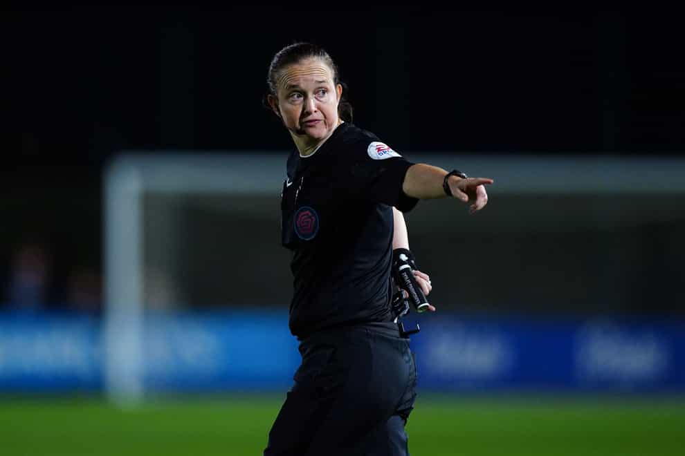 Welsh referee Cheryl Foster will take charge of the third place play-off at the 2023 Women’s World Cup (Martin Rickett/PA)