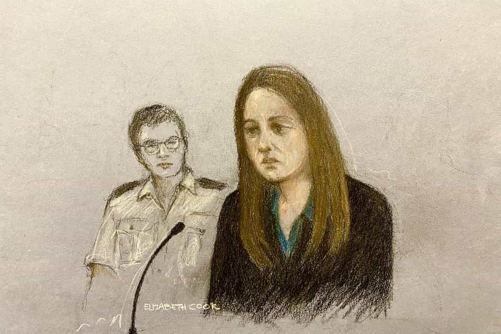 Lucy Letby went on trial at Manchester Crown Court accused of the murders of seven babies and the attempted murders of 10 others at the Countess of Chester Hospital (Elizabeth Cook/PA)