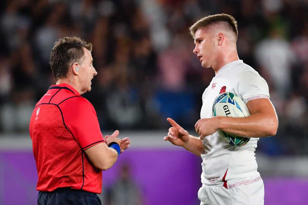 Retired referee Nigel Owens says Owen Farrell’s tackle against Wales was a red card offence (Ashley Western/PA)