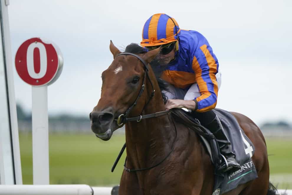 Henry Longfellow looks the one to beat in the Coolmore Stud Wootton Bassett Irish EBF Futurity Stakes (Niall Carson/PA)