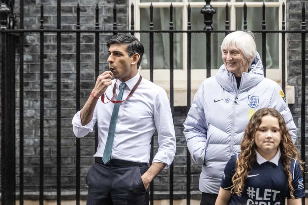 Prime Minister Rishi Sunak faced criticism for not attending the Women’s World Cup final (Richard Pohle/The Times/PA)