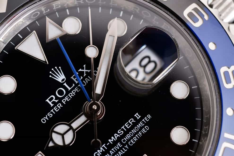 Rolex watches are the most common recorded on the database, accounting for 44% of the total (PA)