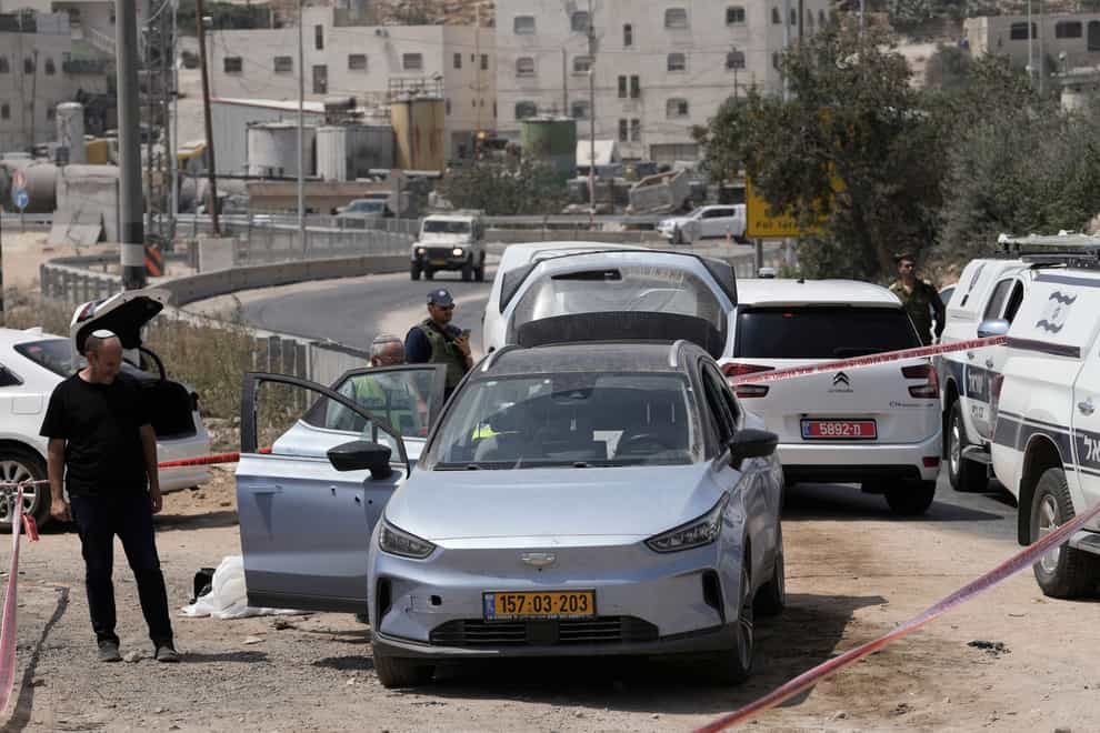 The incident took place near Hebron (AP)