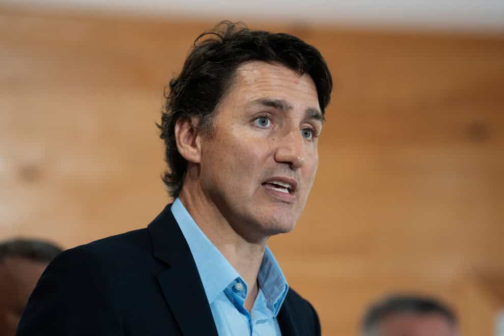 Canadian Prime Minister Justin Trudeau (Darren Calabrese/The Canadian Press via AP)
