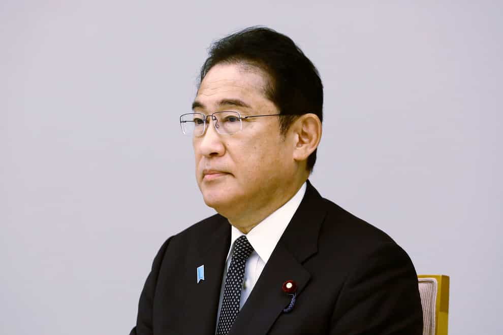 Japanese Prime Minister Fumio Kishida (Rodrigo Reyes Marin/Pool Photo via AP)