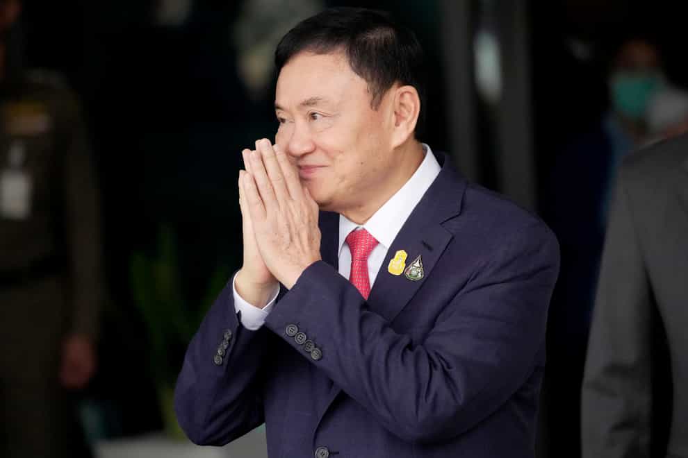Thailand’s divisive former prime minister Thaksin Shinawatra was transferred from prison to a hospital, less than a day after returning from an extended exile and starting an eight-year sentence (Sakchai Lalit/AP)