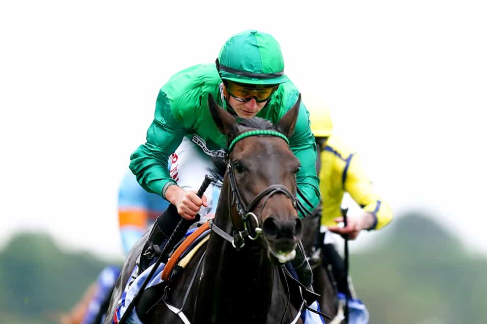 Relief Rally ridden by jockey Tom Marquand on their way to winning the Sky Bet Lowther Stakes on day two of the Sky Bet Ebor Festival at York Racecourse. Picture date: Thursday August 24, 2023.