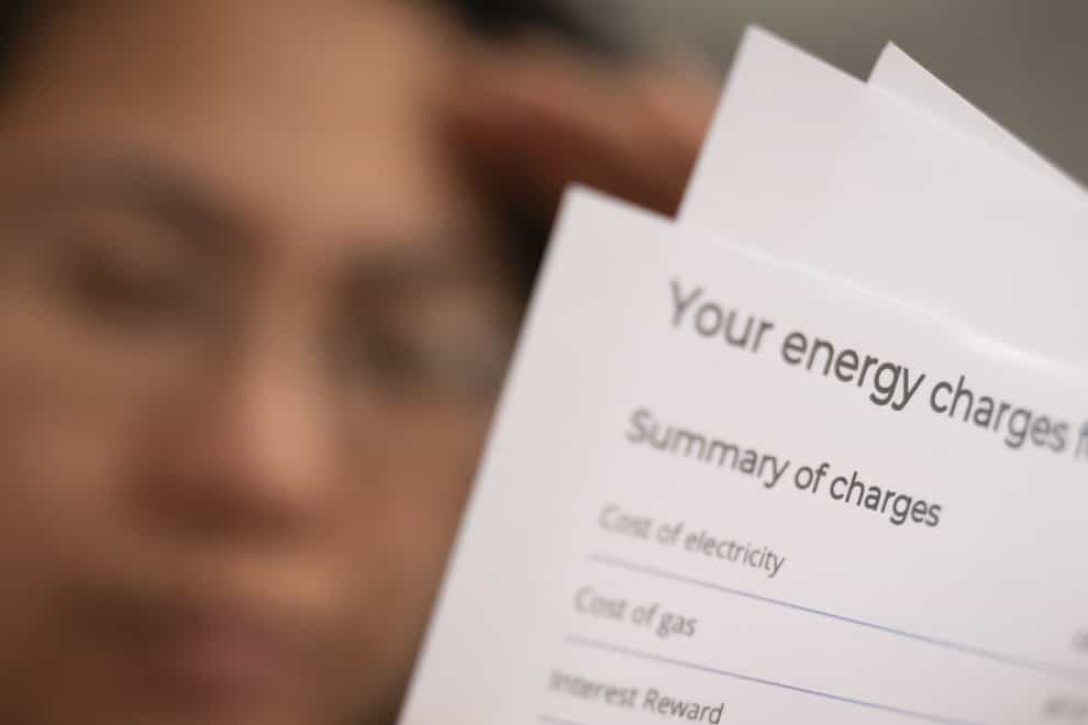 Smaller households are more likely to suffer from energy bill differences this winter (Danny Lawson/PA)