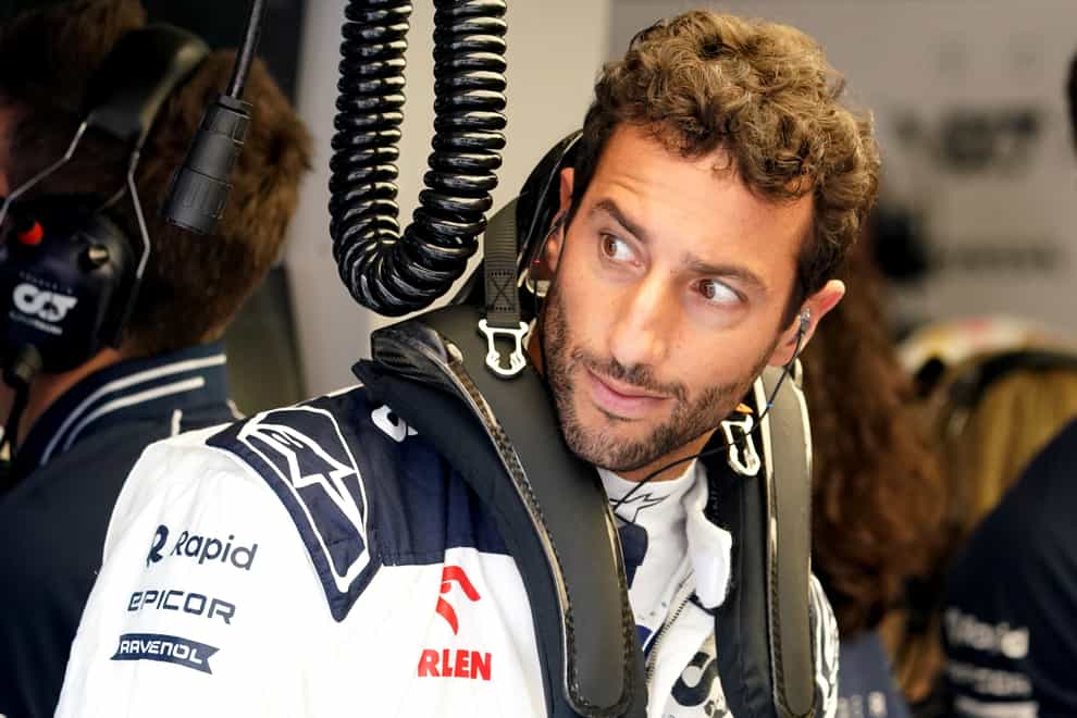Daniel Ricciardo suffered a broken wrist on Friday (Tim Goode/PA)
