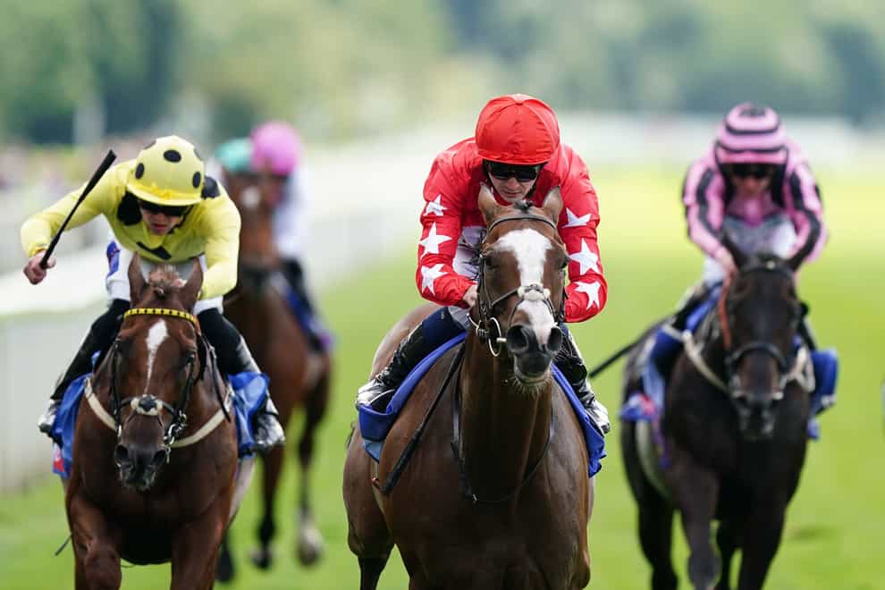 Spirit Dancer (centre) wins the Strensall Stakes at York (Mike Egerton/PA)