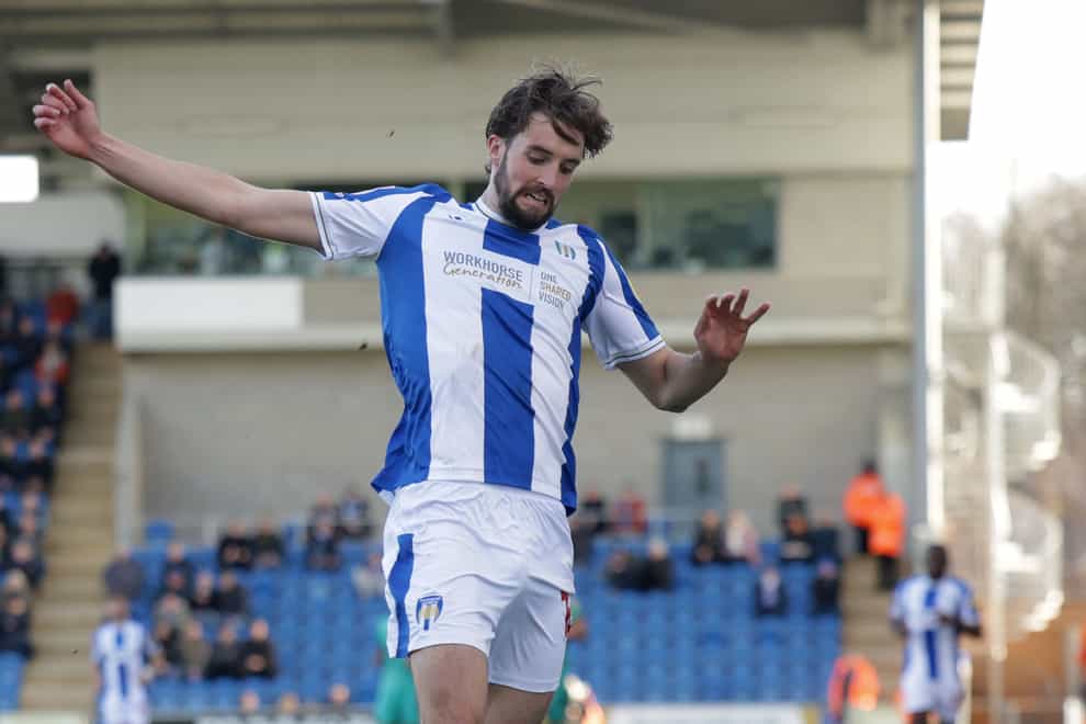 Fiacre Kelleher was among the Colchester scorers (George Tewkesbury/PA)