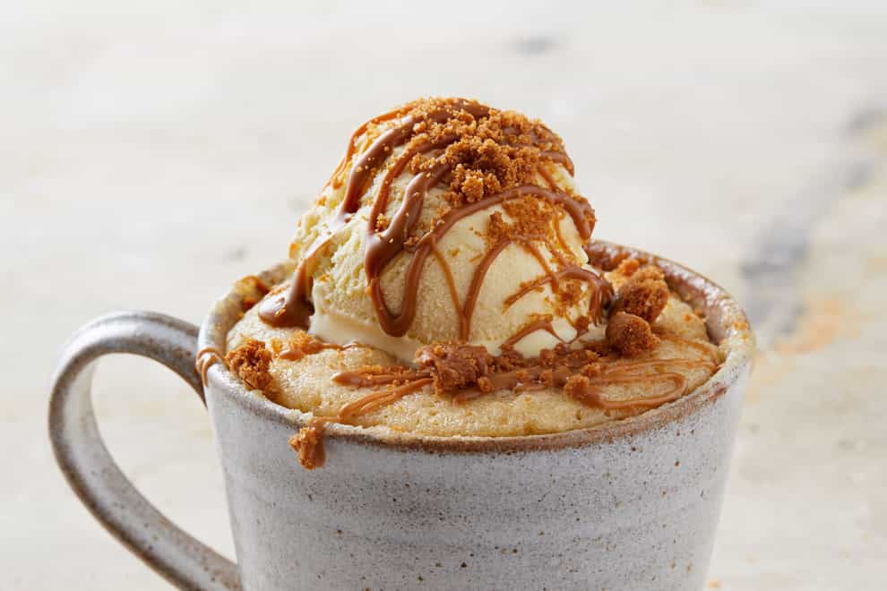 Speculoos mug cake from The Thrifty Baker (Patricia Niven/PA)