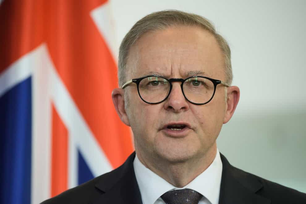 Australian Prime Minister Anthony Albanese has called for a ‘yes’ vote (AP)