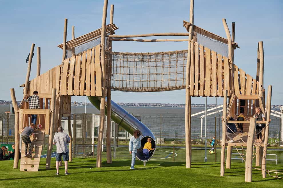 Haven has installed new facilities at its Kent Coast holiday park (Haven/PA)