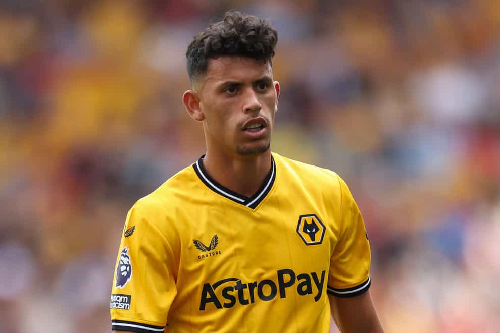 Manchester City have verbally agreed a fee with Wolves for midfielder Matheus Nunes (Bradley Collyer/PA)