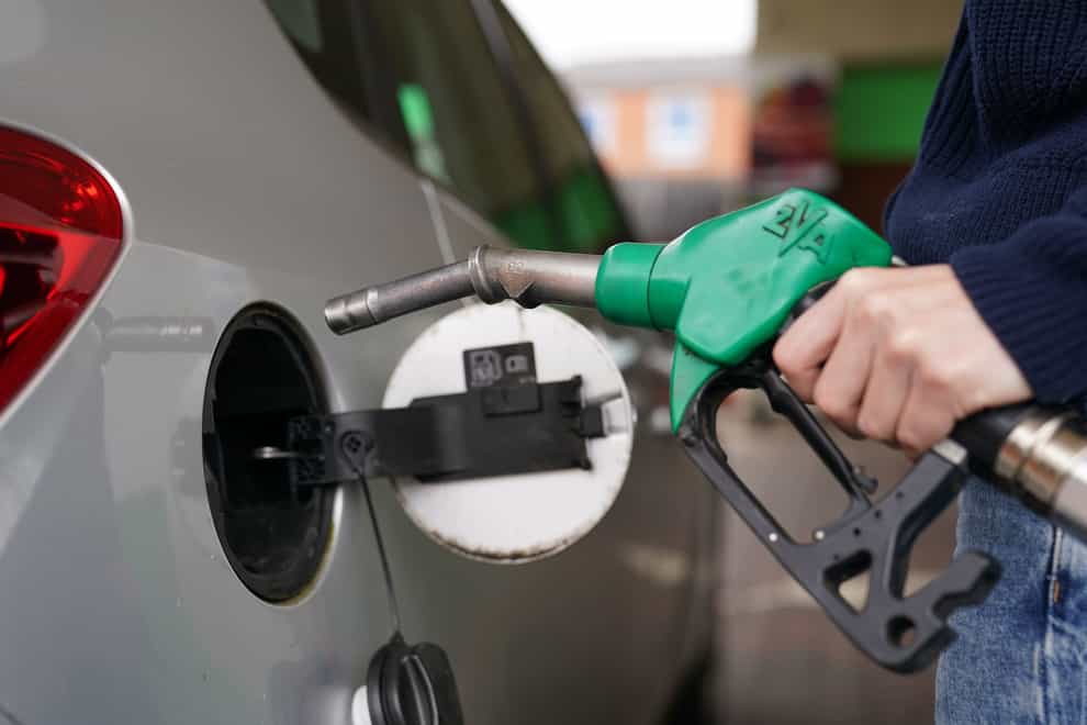Drivers were hit by one of the biggest monthly fuel price rises in more than two decades in August, new figures show (Joe Giddens/PA)