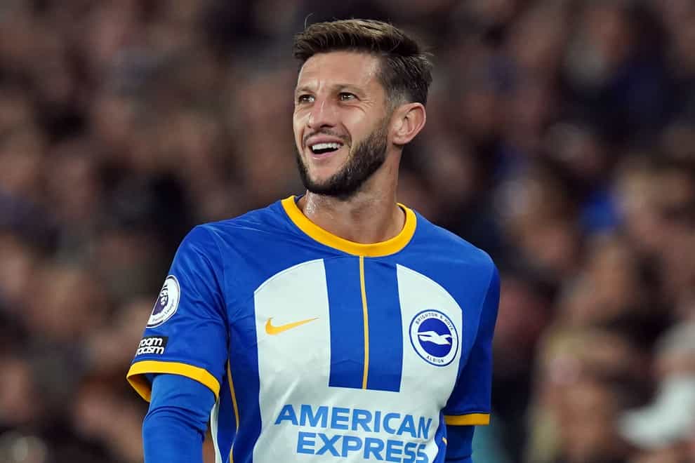 Brighton’s Adam Lallana is considering moving into coaching one day (Gareth Fuller/PA)