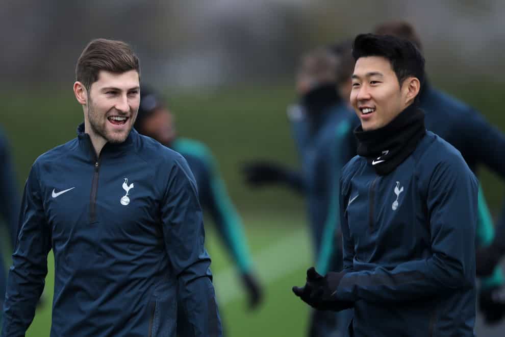 Tottenham teammates Ben Davies, left, and Son Heung-min could line up against each other in the Wales v South Korea friendly on Thursday (John Walton/PA)