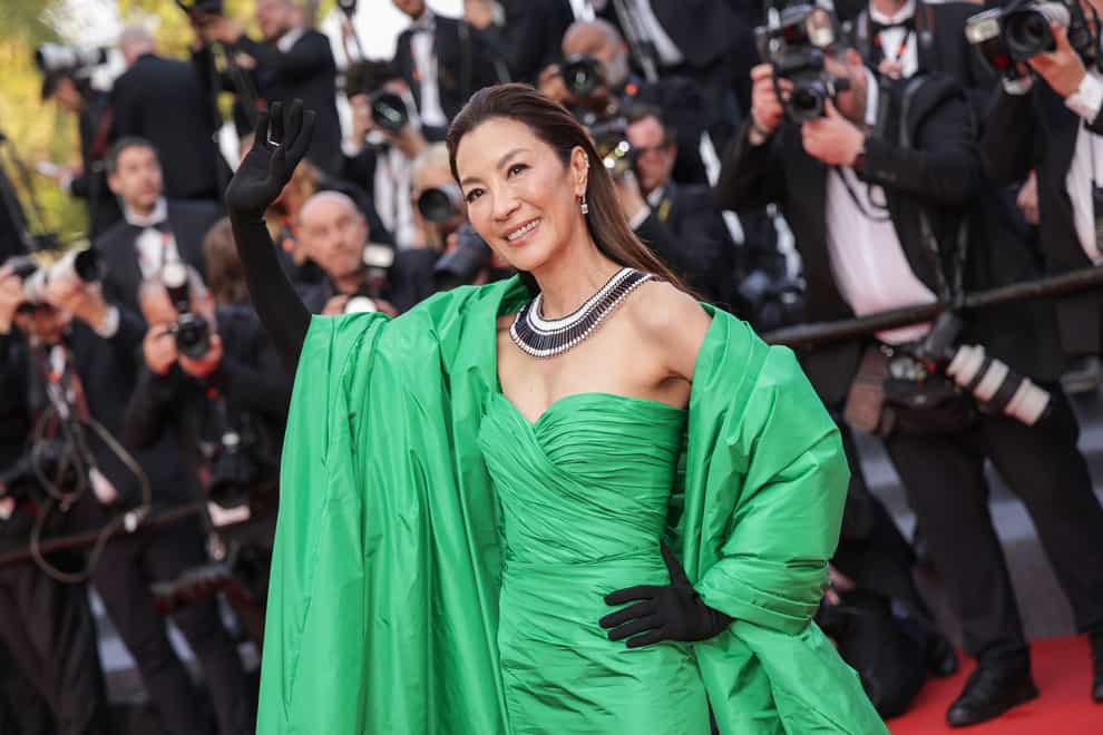 Michelle Yeoh at the Cannes Film festival in May (Vianney Le Caer/Invision/AP)