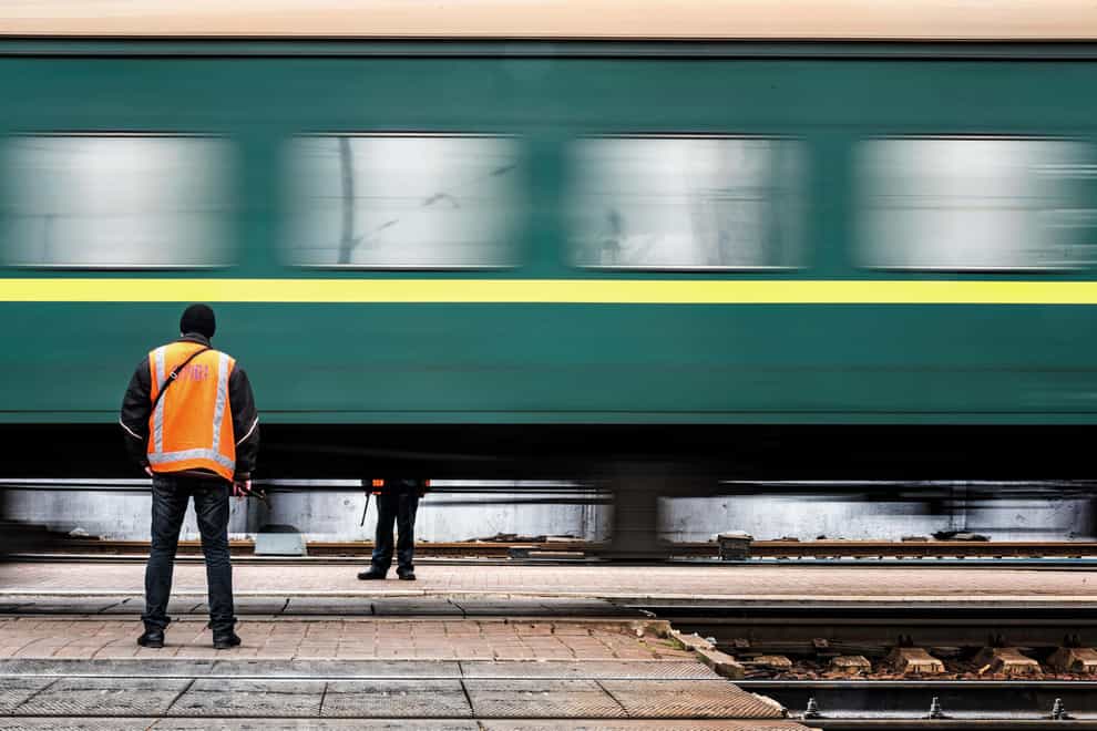 Thousands of food parcels for Ukrainian railway workers and their families have been paid for by UK train companies (Alamy/PA)