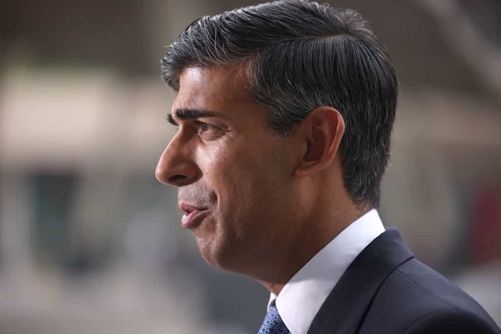 Rishi Sunak has been found to have committed a ‘minor and inadvertent breach’ of the MPs’ code of conduct (Dan Kitwood/PA)
