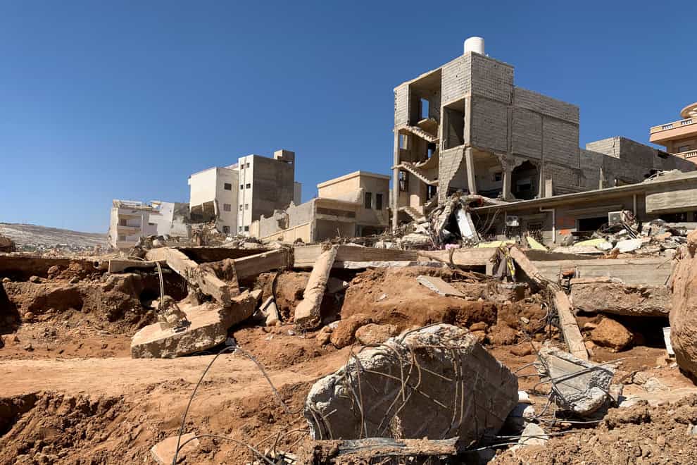 The disaster in Derna has killed thousands of people (AP)