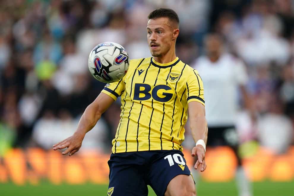 Billy Bodin was on target for Oxford (Mike Egerton/PA)