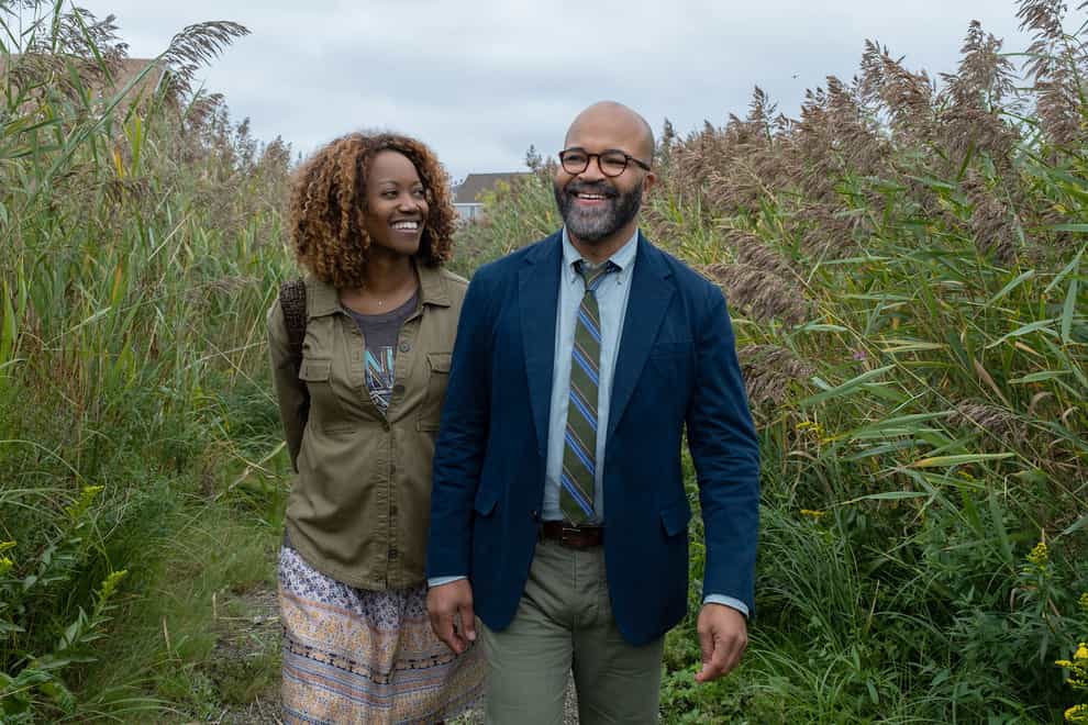 Erika Alexander and Jeffrey Wright in a scene from American Fiction (Claire Folger/MGM-Orion Releasing/AP)