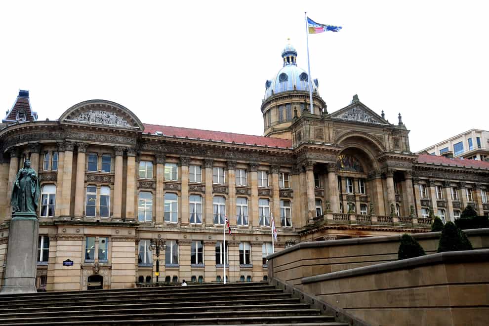 It is believed the Government could make an announcement about Birmingham City Council as soon as Tuesday (Rui Vieira/PA)