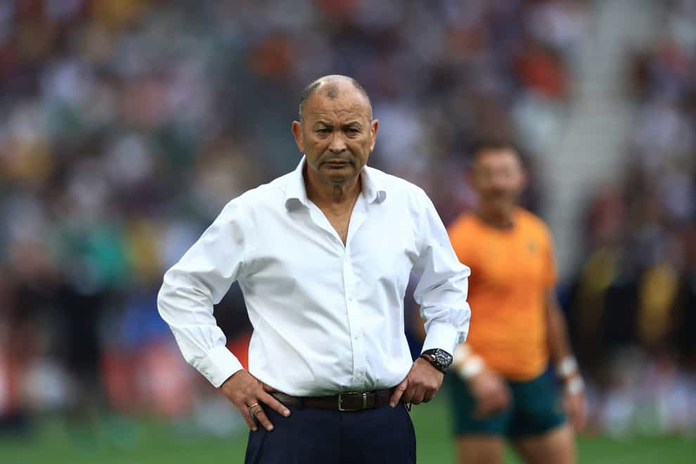 Australia’s head coach Eddie Jones saw his side beaten by Fiji (Aurelien Morissard/AP)