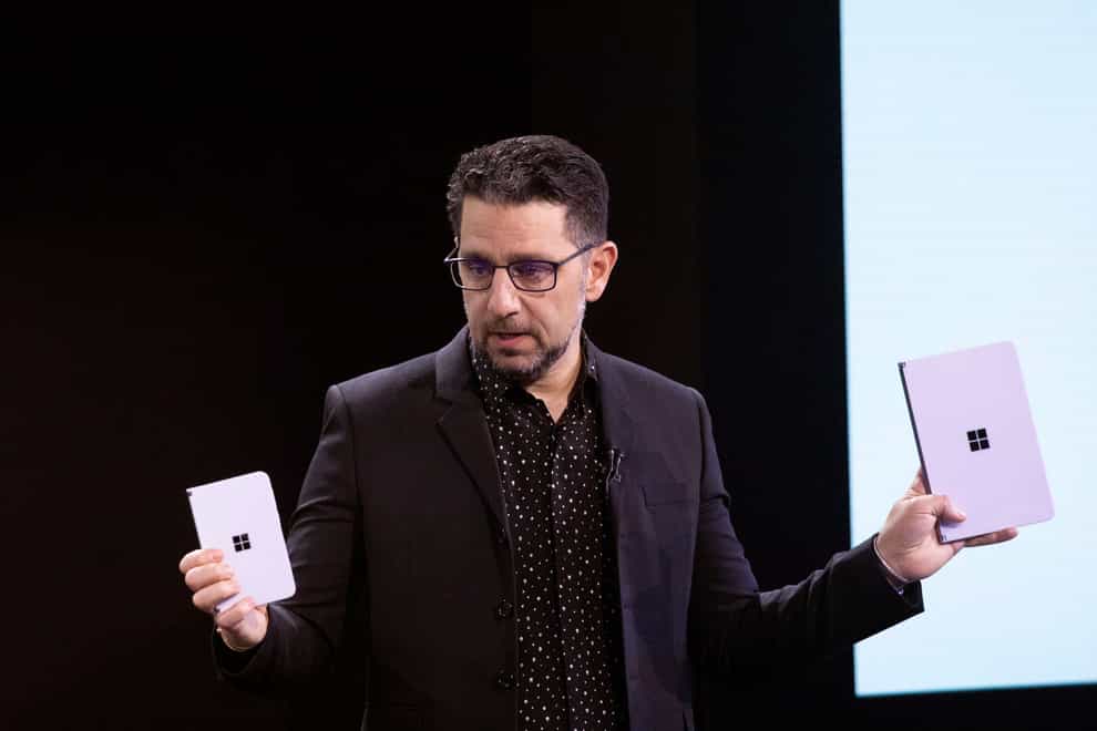 Microsoft’s chief product officer Panos Panay is stepping down after nearly 20 years at Microsoft, according to a staff memo (Mark Lennihan/AP/PA)