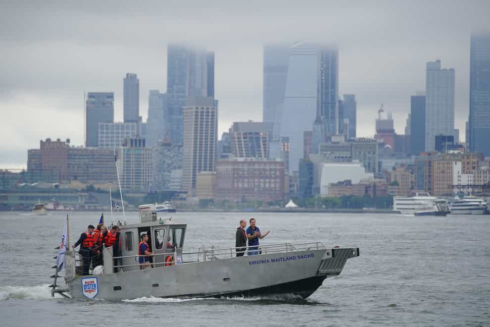 The Prince of Wales travels to Governors Island (Peter Byrne/PA)