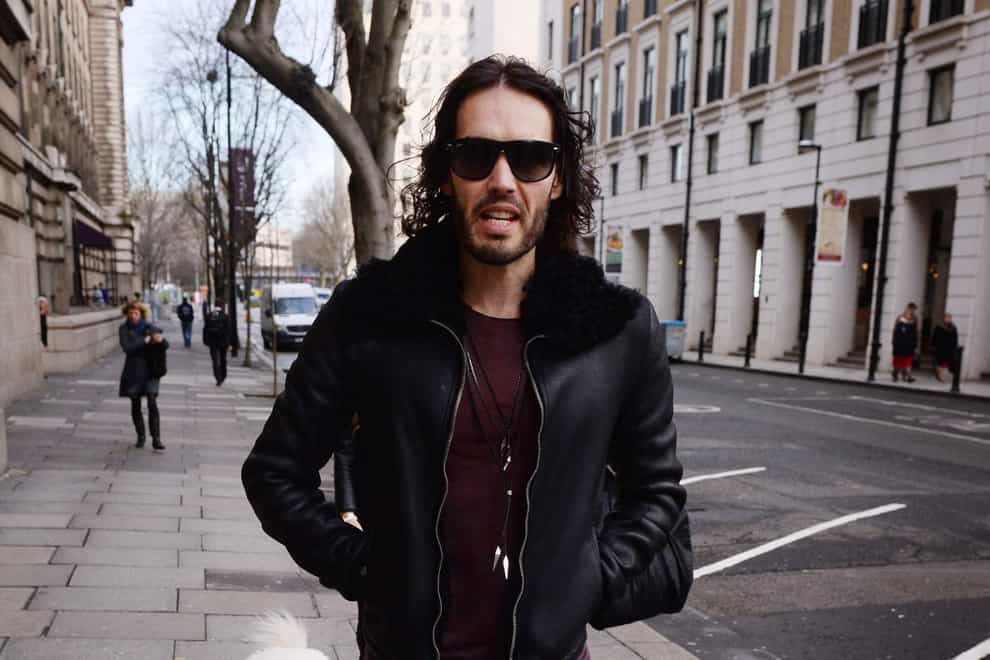 Russell Brand will no longer be able to make money from his YouTube videos following allegations of rape and sexual assault (Stefan Rousseau/PA)