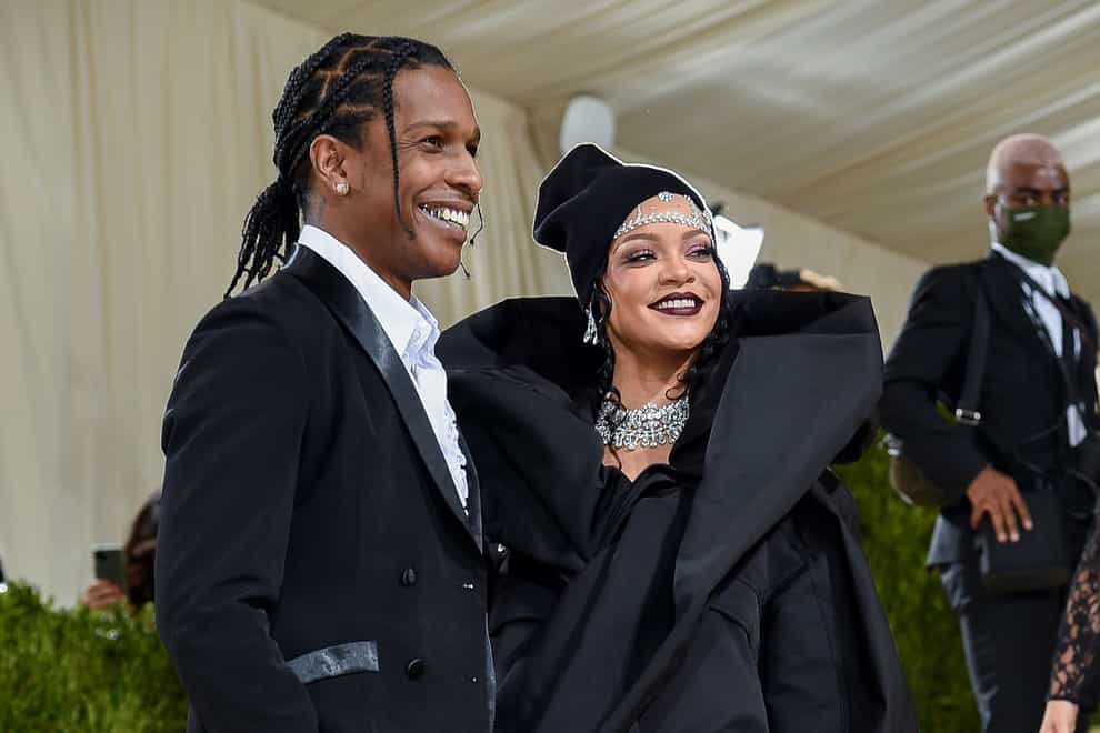 ASAP Rocky and Rihanna are giving the world the first look at their second child together, a boy they have named Riot Rose (Evan Agostini/Invision/AP/PA)