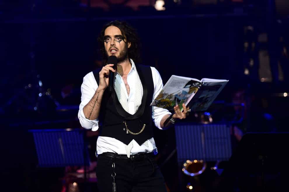 Russell Brand (Ian West/PA)