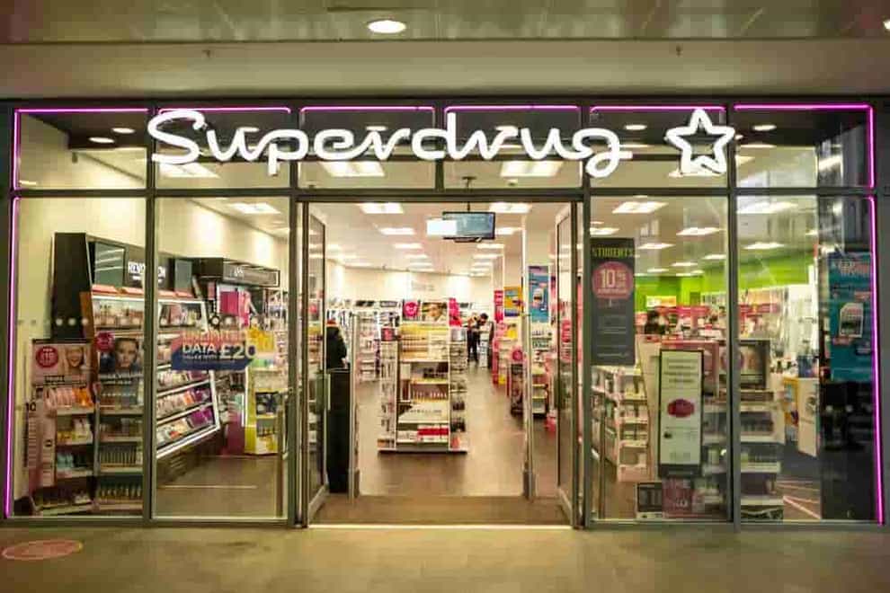 The Superdrug said it will no longer sell single-use vapes in its stores (Superdrug/PA)