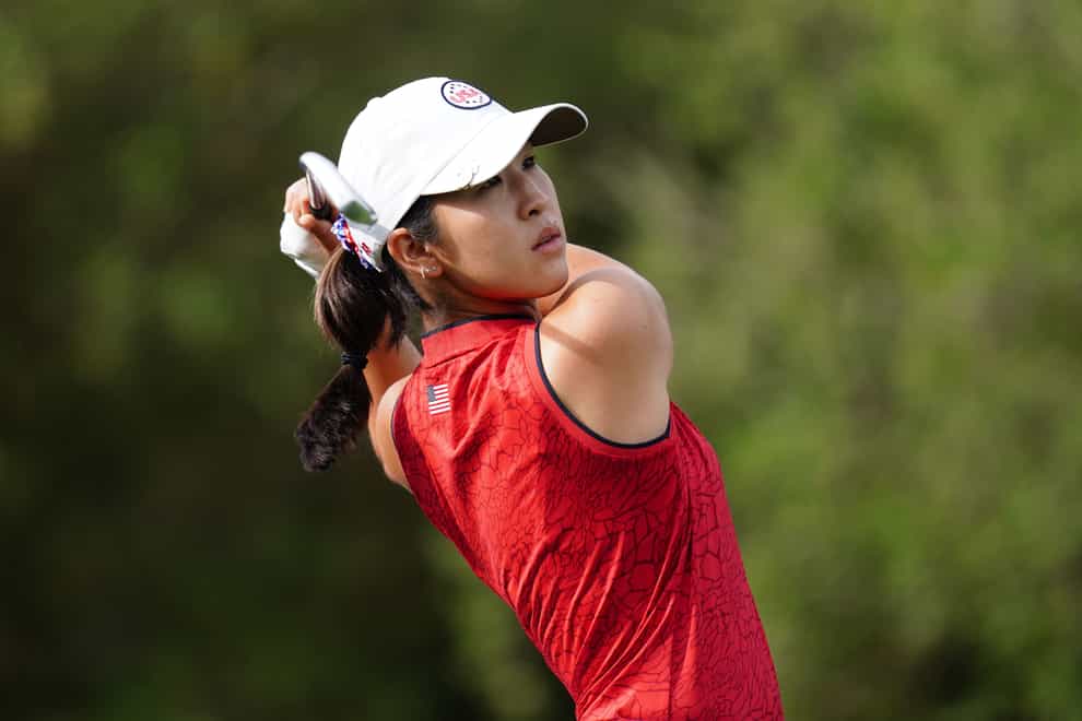 Andrea Lee helped the United States whitewash Europe in the first session of the 2023 Solheim Cup at Finca Cortesin (John Walton/PA)
