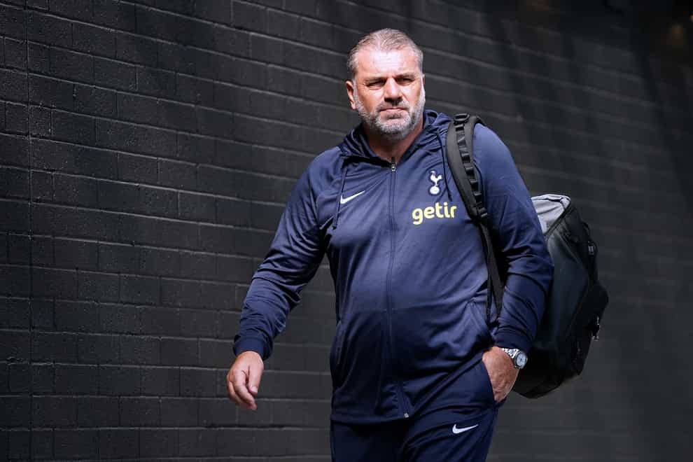 Ange Postecoglou has won four of his first five Premier League matches in charge of Tottenham (Nick Potts/PA)