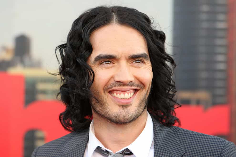 Russell Brand has denied sexual assault allegations (Dominic Lipinski/PA)
