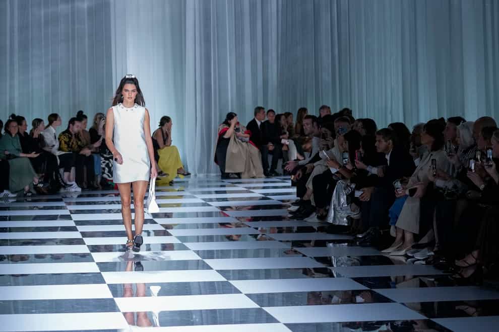 Kendall Jenner opened the Versace spring/summer 2024 catwalk show Antonio Calanni/AP)