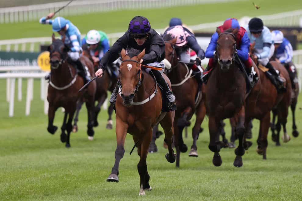 One Look ridden by Billy Lee (centre) on the way to winning the Goffs Million during day one of the Autumn Festival at Curragh Racecourse in County Kildare, Ireland (Damien Eagers/PA)